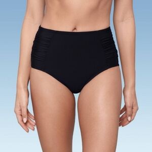 Target (Massimo) Black High-Waisted Bikini Bottoms